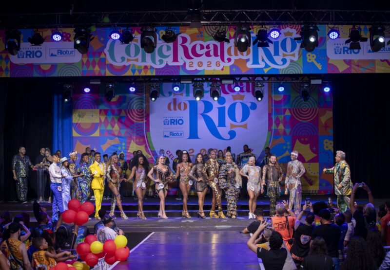 Corte Real Carnaval 2026: Rei Momo e Rainha são eleitos na Cidade do Samba