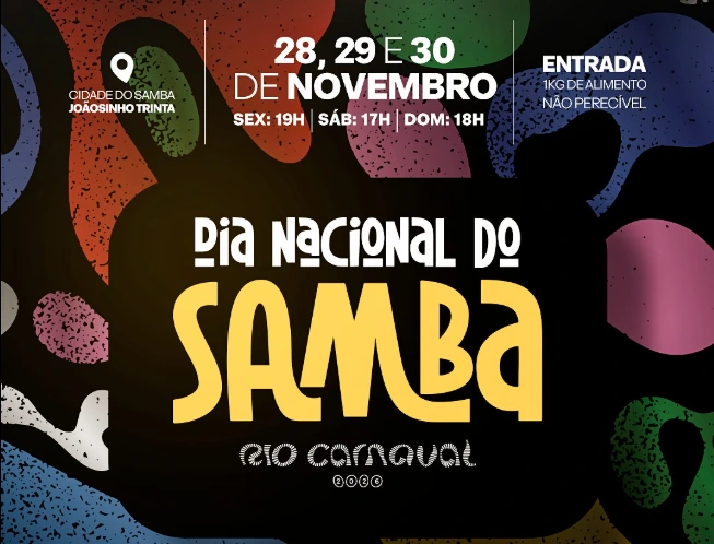 Cidade do Samba em Festa: Mini-desfiles 2026 e Estrelas para Celebrar o Dia Nacional do Samba!