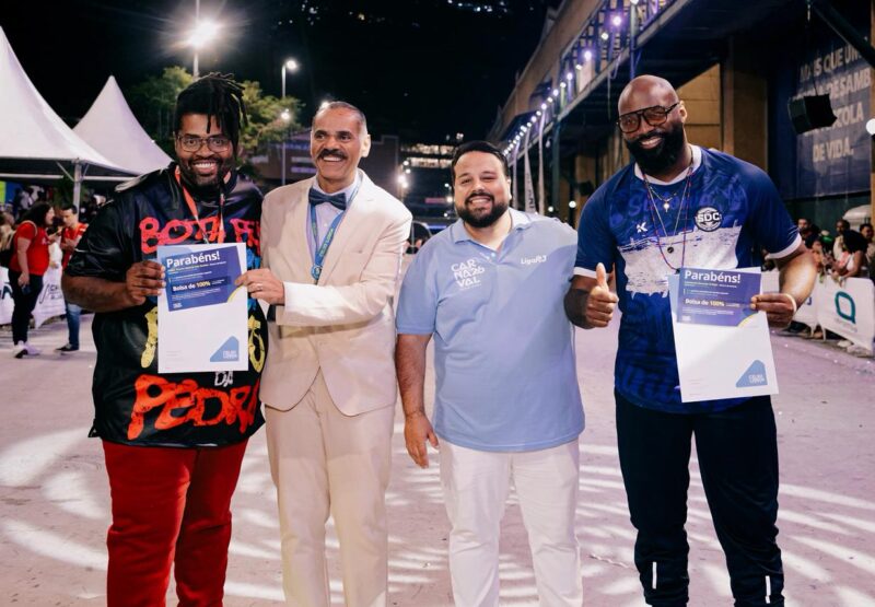 Liga RJ e Centro Universitário Celso Lisboa celebram a entrega de bolsas integrais para mestres de bateria da Série Ouro