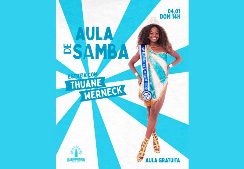 Baródromo terá aulas de samba gratuito até o carnaval