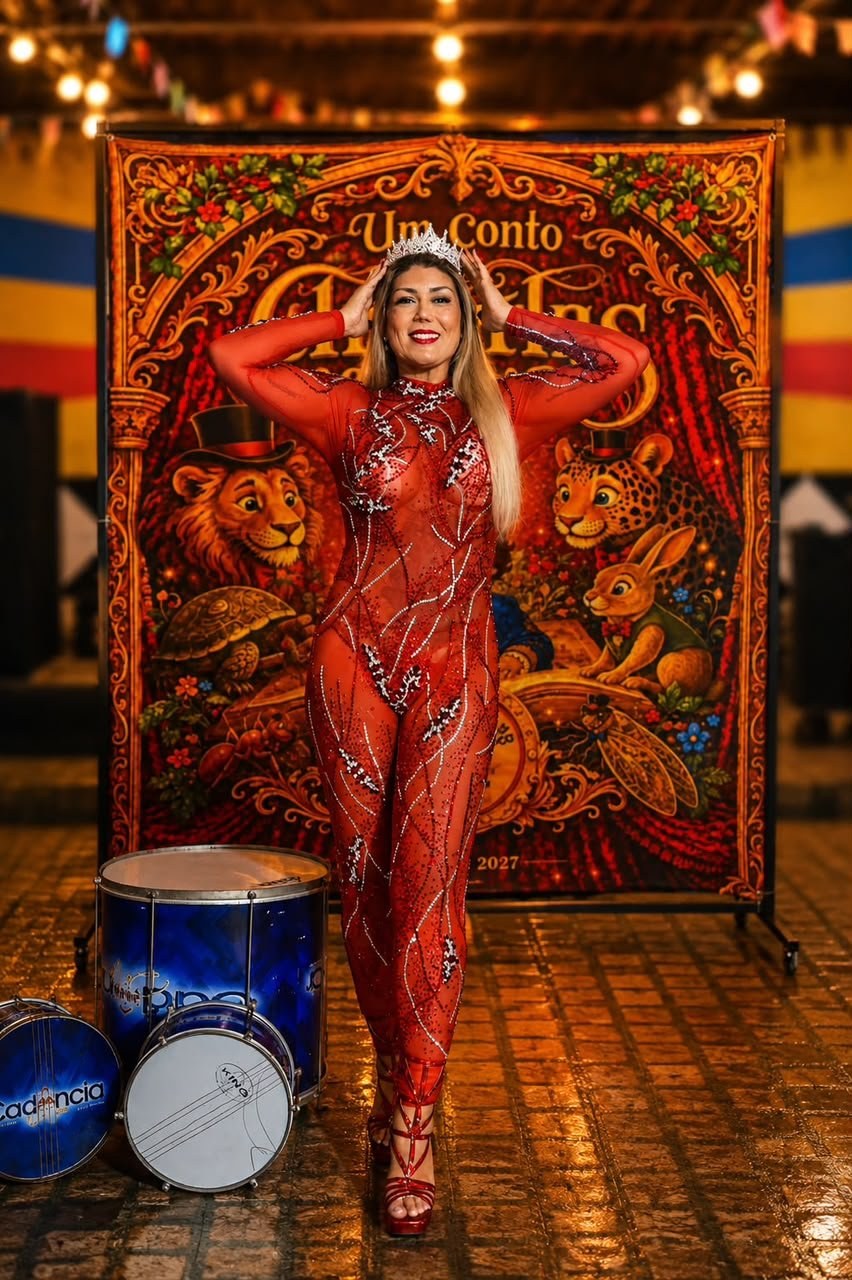Alegria do Vilar tem nova rainha: Claudia Rodrigues assume a bateria