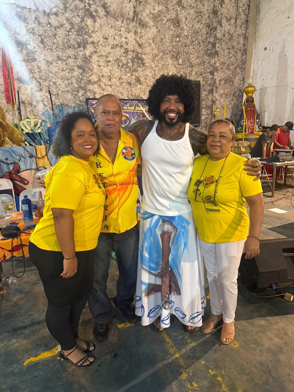 Rei de bateria, Daniel Zarmanno acompanha disputa de samba da Rosa de Ouro