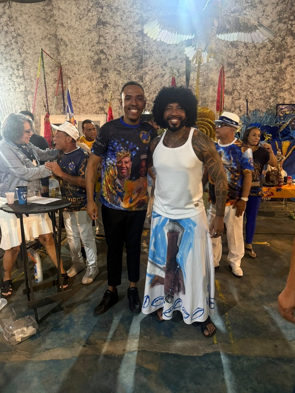 Rei de bateria, Daniel Zarmanno acompanha disputa de samba da Rosa de Ouro