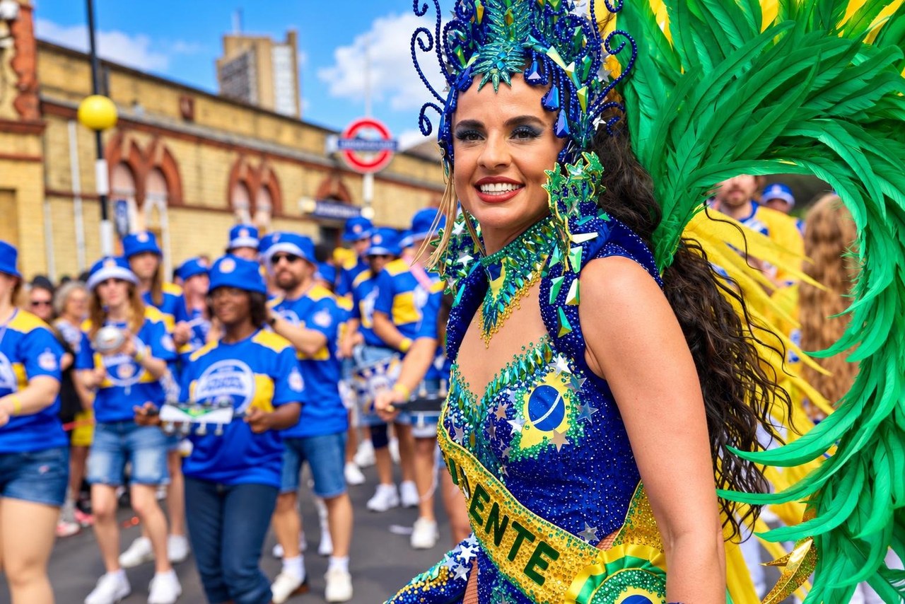 O samba domina a terra do rei: Império da Rainha é bicampeã em Londres