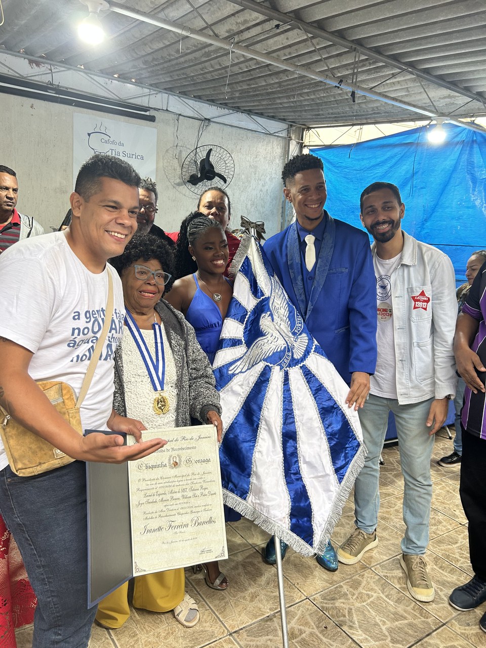 Patrimônio do samba: Tia Surica recebe a Medalha Chiquinha Gonzaga