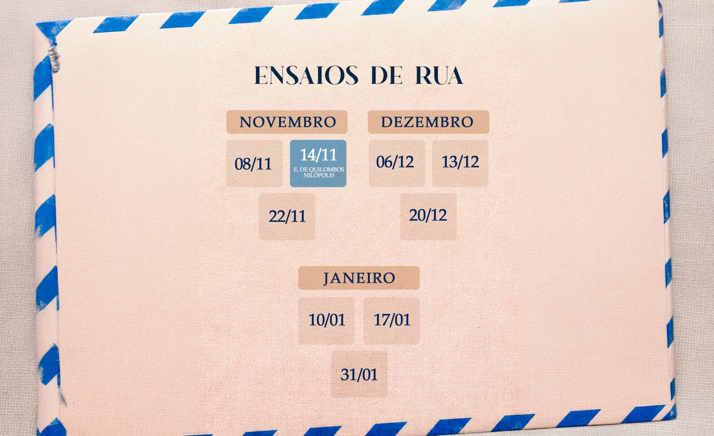 Portela abre temporada de ensaios com a comunidade nesta quarta