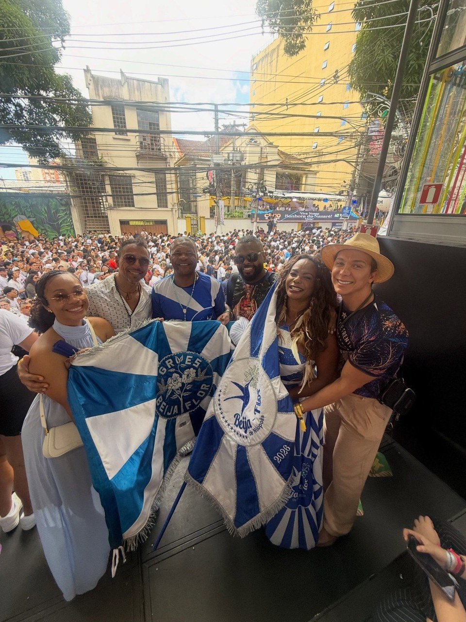 Beija-Flor vive fé e emoção no Círio de Nazaré com Zeneida Lima