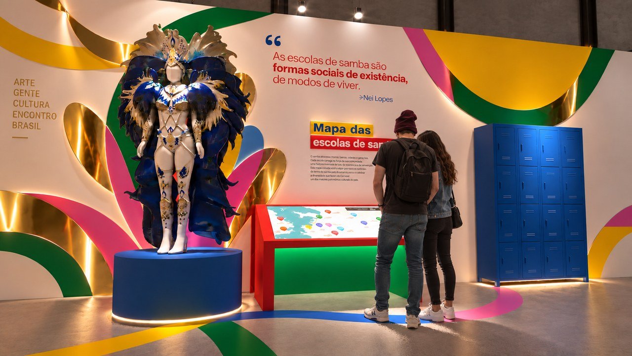 Rio Carnaval Expo leva imersão sobre as escolas de samba para a Cidade do Samba