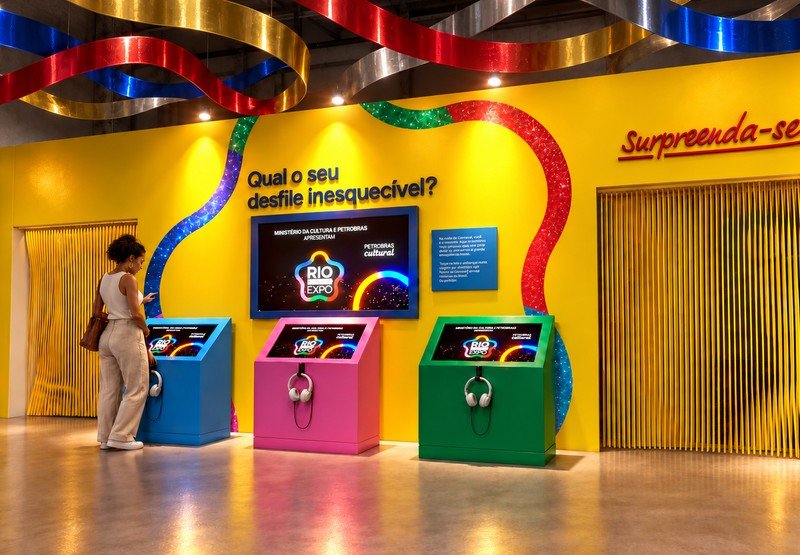 Rio Carnaval Expo leva imersão sobre as escolas de samba para a Cidade do Samba