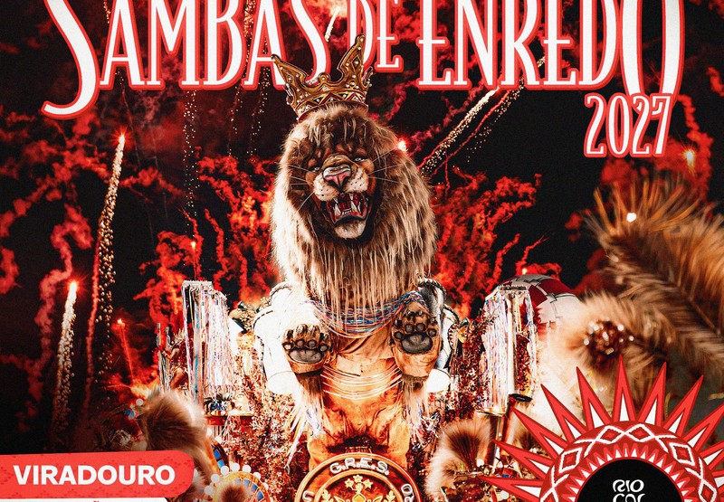 Viradouro brilha na capa do álbum dos sambas de enredo do Rio Carnaval 2027